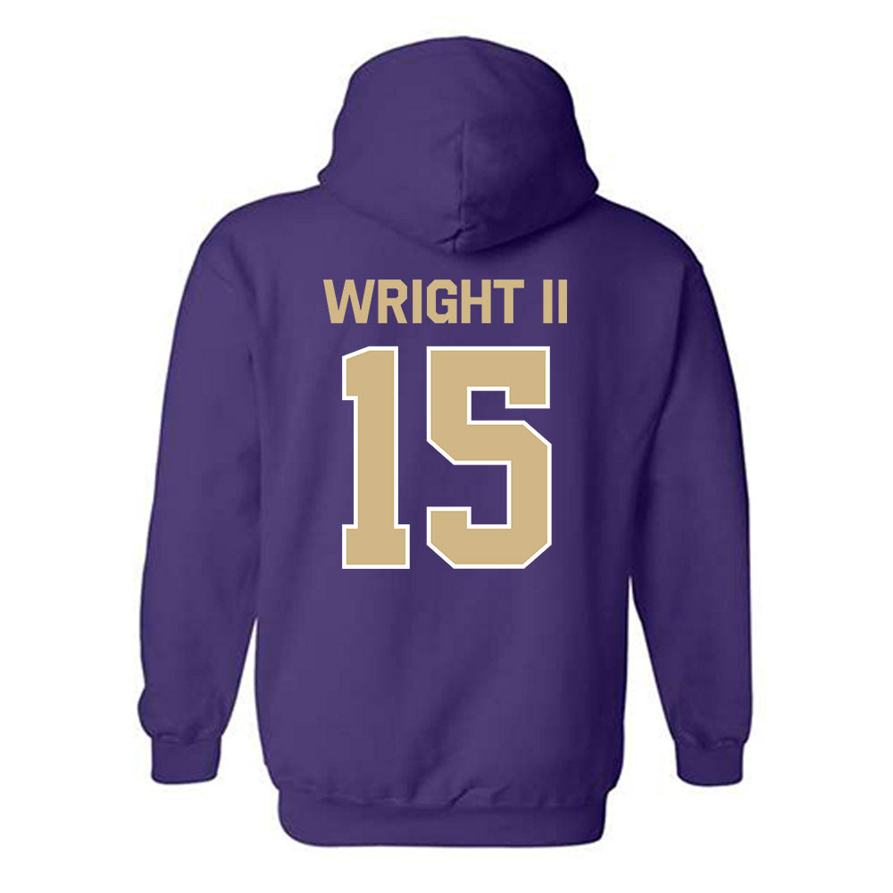 Washington - NCAA Football : Rahim Wright II - Classic Shersey Hooded Sweatshirt-1