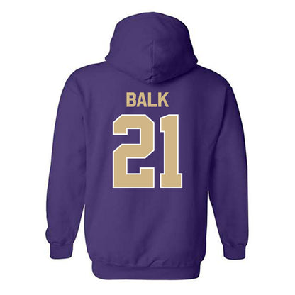 Washington - NCAA Softball : Madi Balk - Classic Shersey Hooded Sweatshirt-1