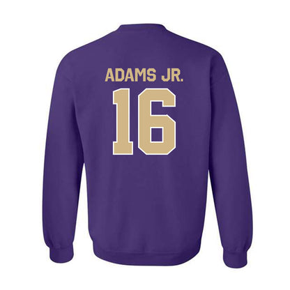 Washington - NCAA Football : Ramonz Adams Jr. - Classic Shersey Crewneck Sweatshirt-1