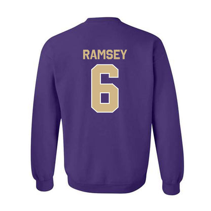 Washington - NCAA Men's Soccer : Zach Ramsey - Classic Shersey Crewneck Sweatshirt-1