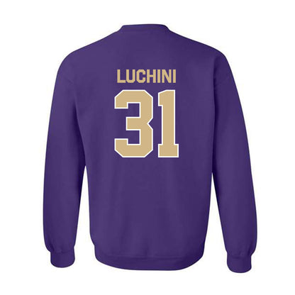 Washington - NCAA Football : Luke Luchini - Classic Shersey Crewneck Sweatshirt-1