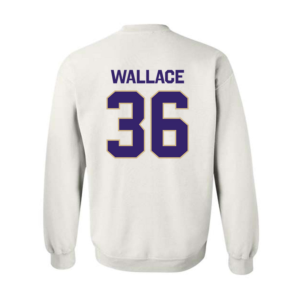 Washington - NCAA Football : CJ Wallace - Classic Shersey Crewneck Sweatshirt-1