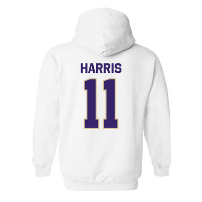 Washington - NCAA Football : Marcus Harris - Classic Shersey Hooded Sweatshirt-1