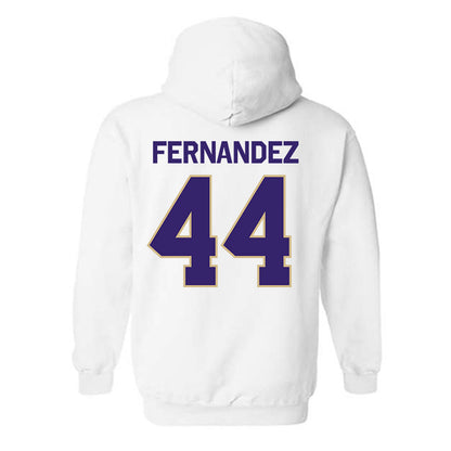 Washington - NCAA Men's Soccer : Gabe Fernandez - Classic Shersey Hooded Sweatshirt-1