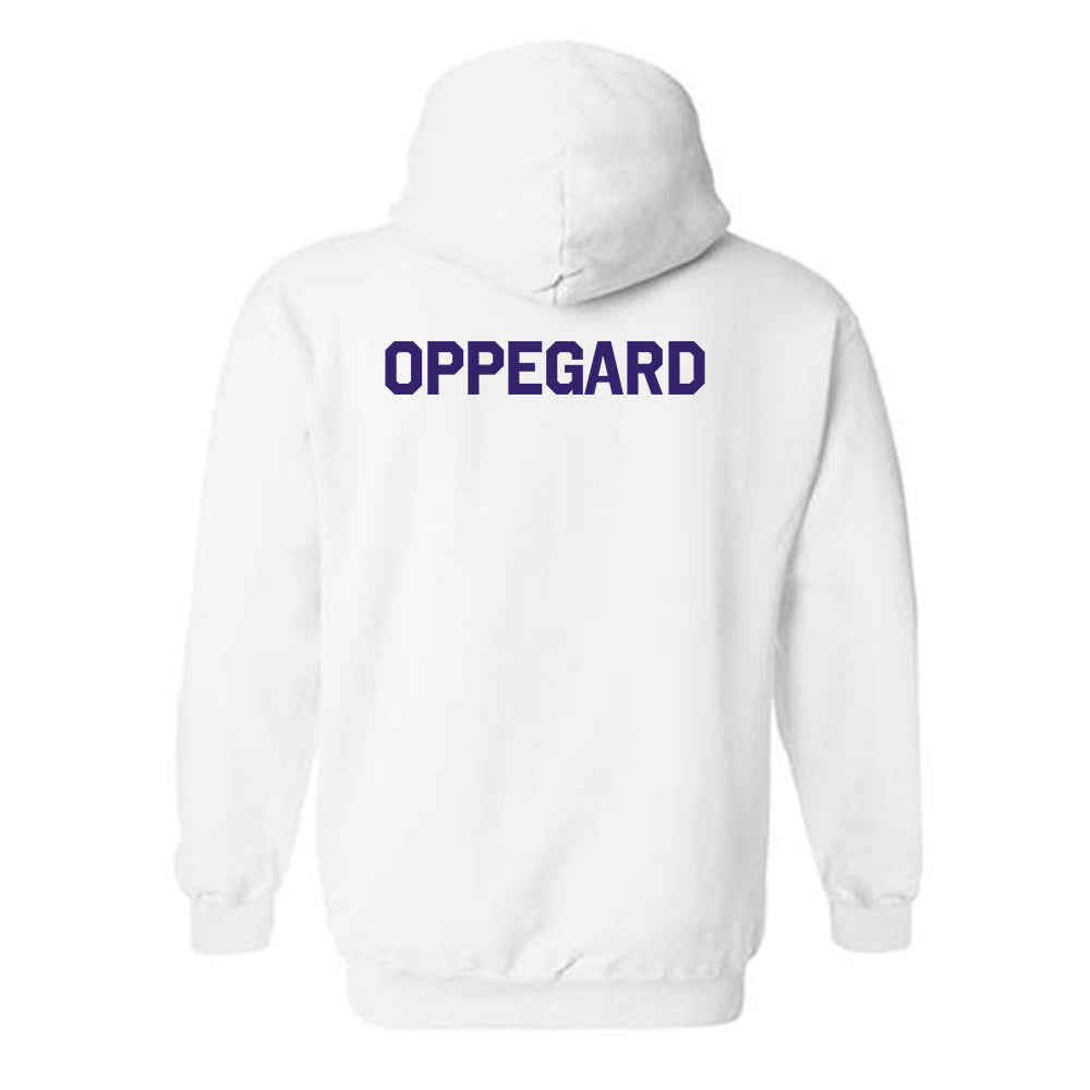 Washington - NCAA Women's Gymnastics : Olivia Oppegard - Classic Shersey Hooded Sweatshirt-1