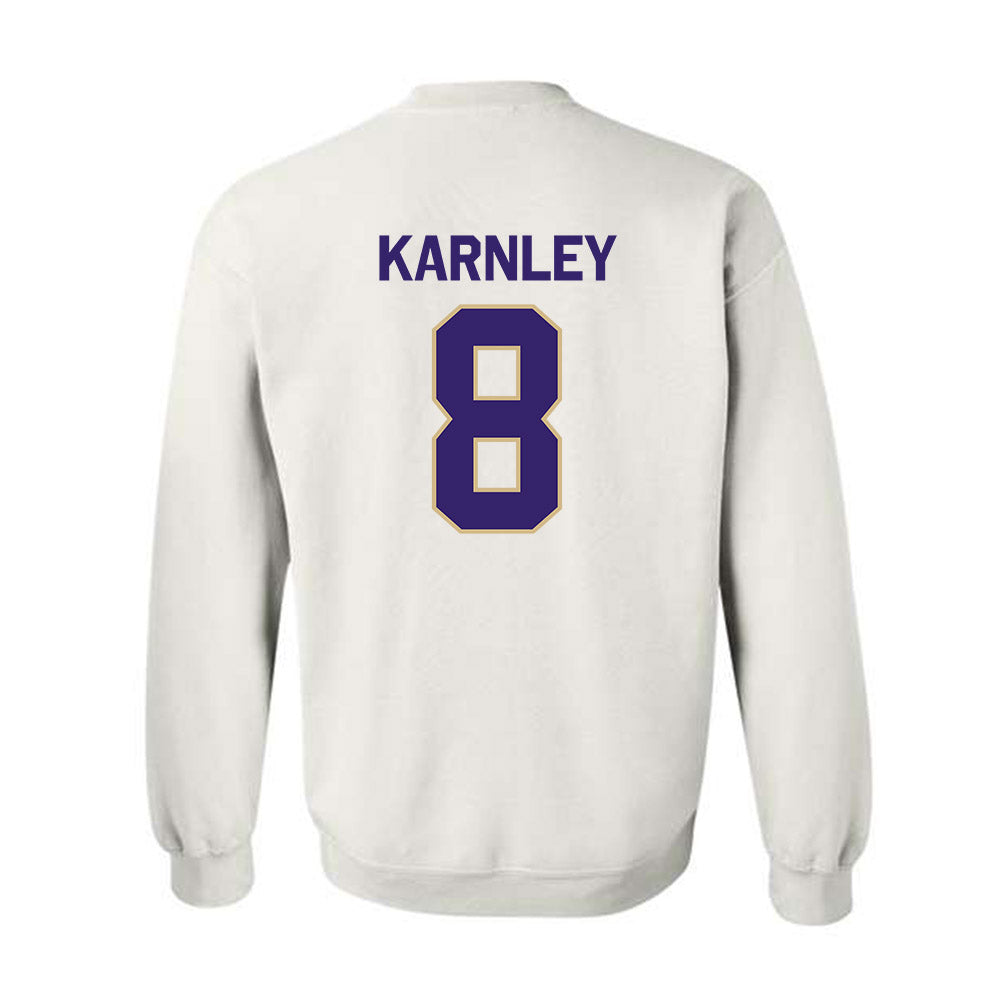 Washington - NCAA Football : Emmanuel Karnley - Classic Shersey Crewneck Sweatshirt-1