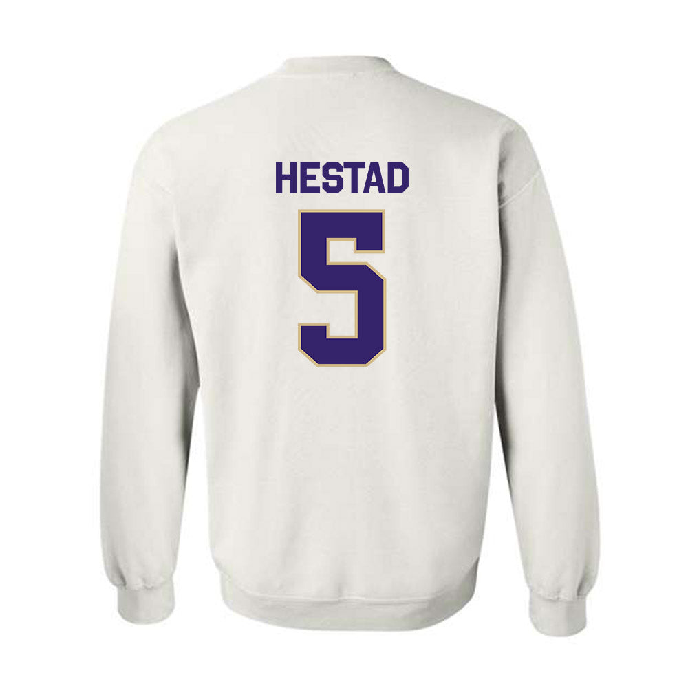 Washington - NCAA Men's Soccer : Asher Hestad - Classic Shersey Crewneck Sweatshirt-1