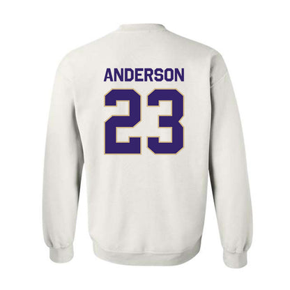 Washington - NCAA Women's Basketball : Olivia Anderson - Classic Shersey Crewneck Sweatshirt-1