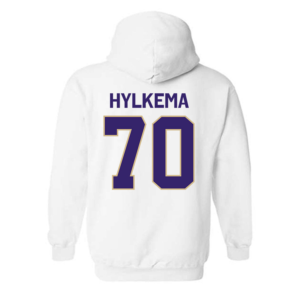 Washington - NCAA Football : Justin Hylkema - Classic Shersey Hooded Sweatshirt-1