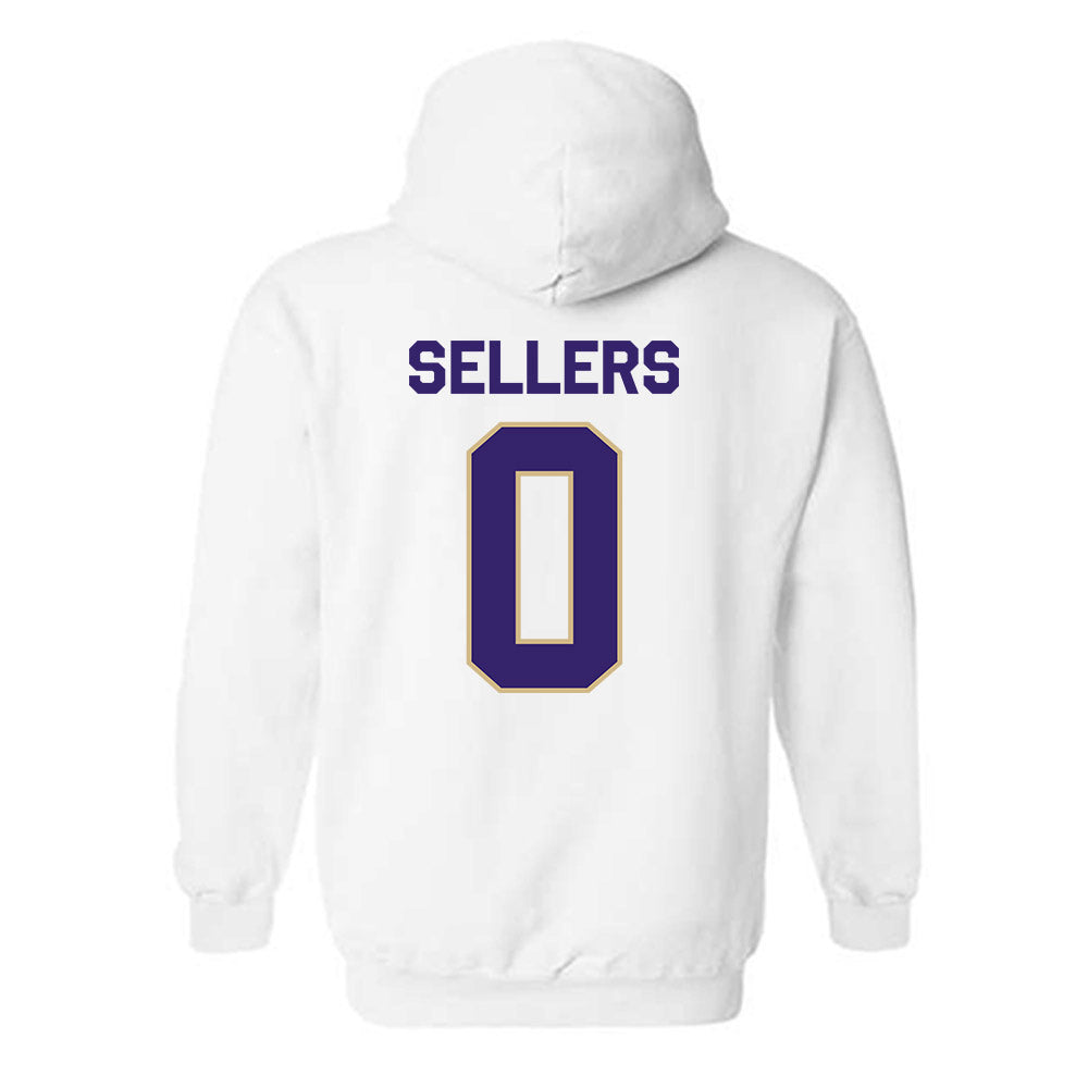Washington - NCAA Women's Basketball : Sayvia Sellers - Classic Shersey Hooded Sweatshirt-1