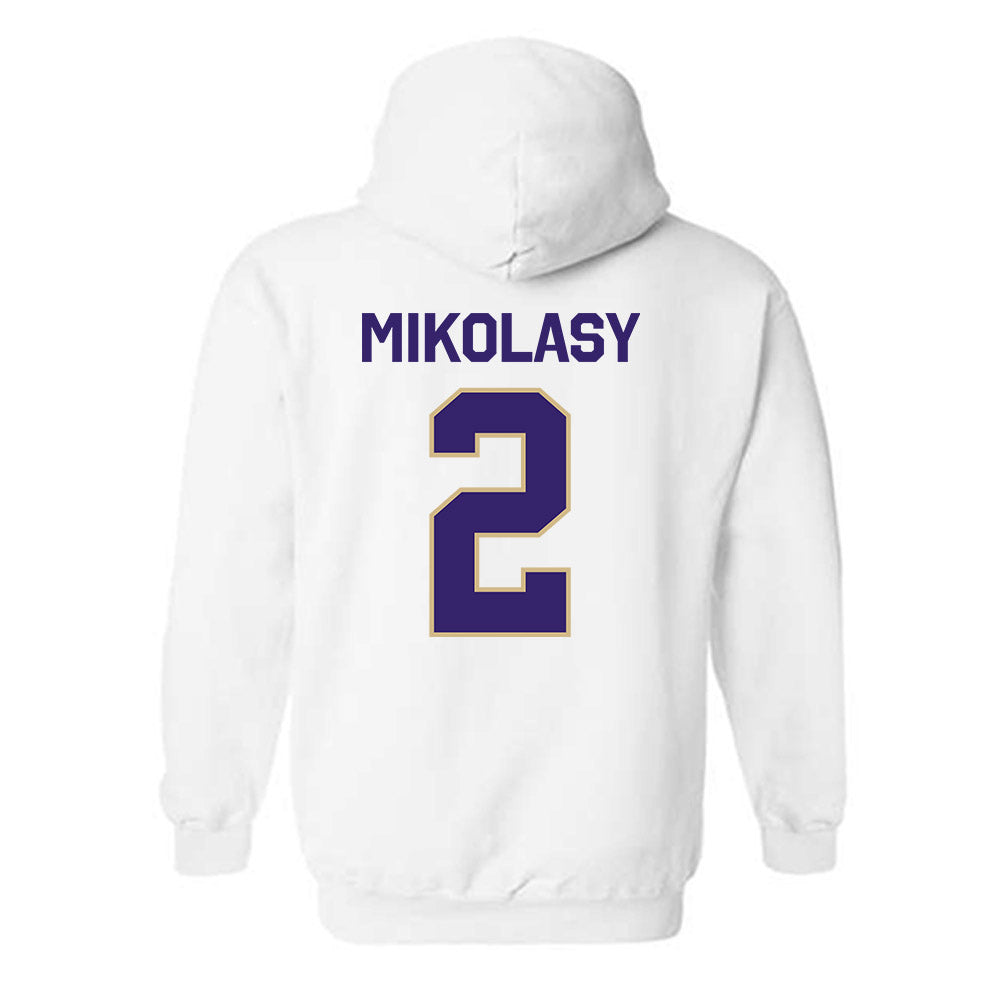 Washington - NCAA Men's Soccer : Harper Mikolasy - Classic Shersey Hooded Sweatshirt-1