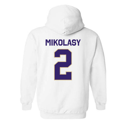 Washington - NCAA Men's Soccer : Harper Mikolasy - Classic Shersey Hooded Sweatshirt-1