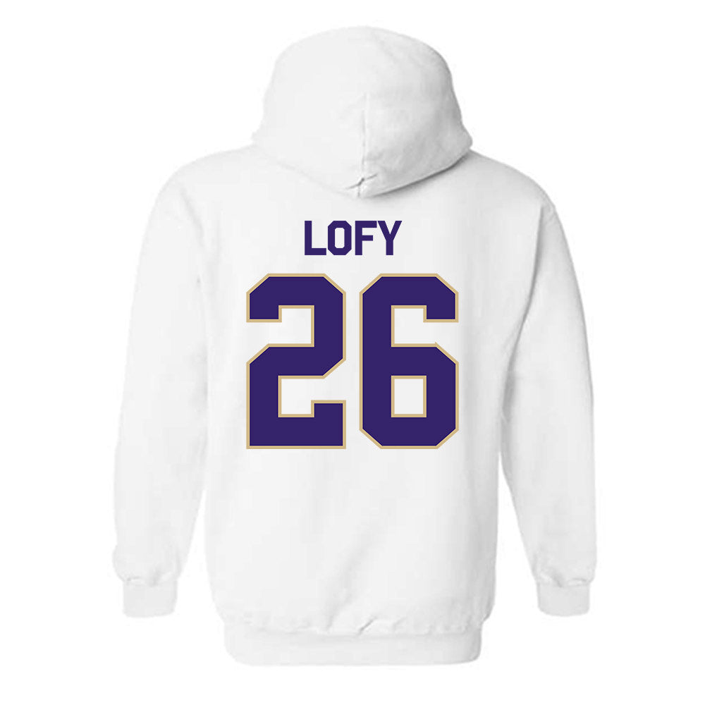 Washington - NCAA Men's Soccer : Connor Lofy - Classic Shersey Hooded Sweatshirt-1