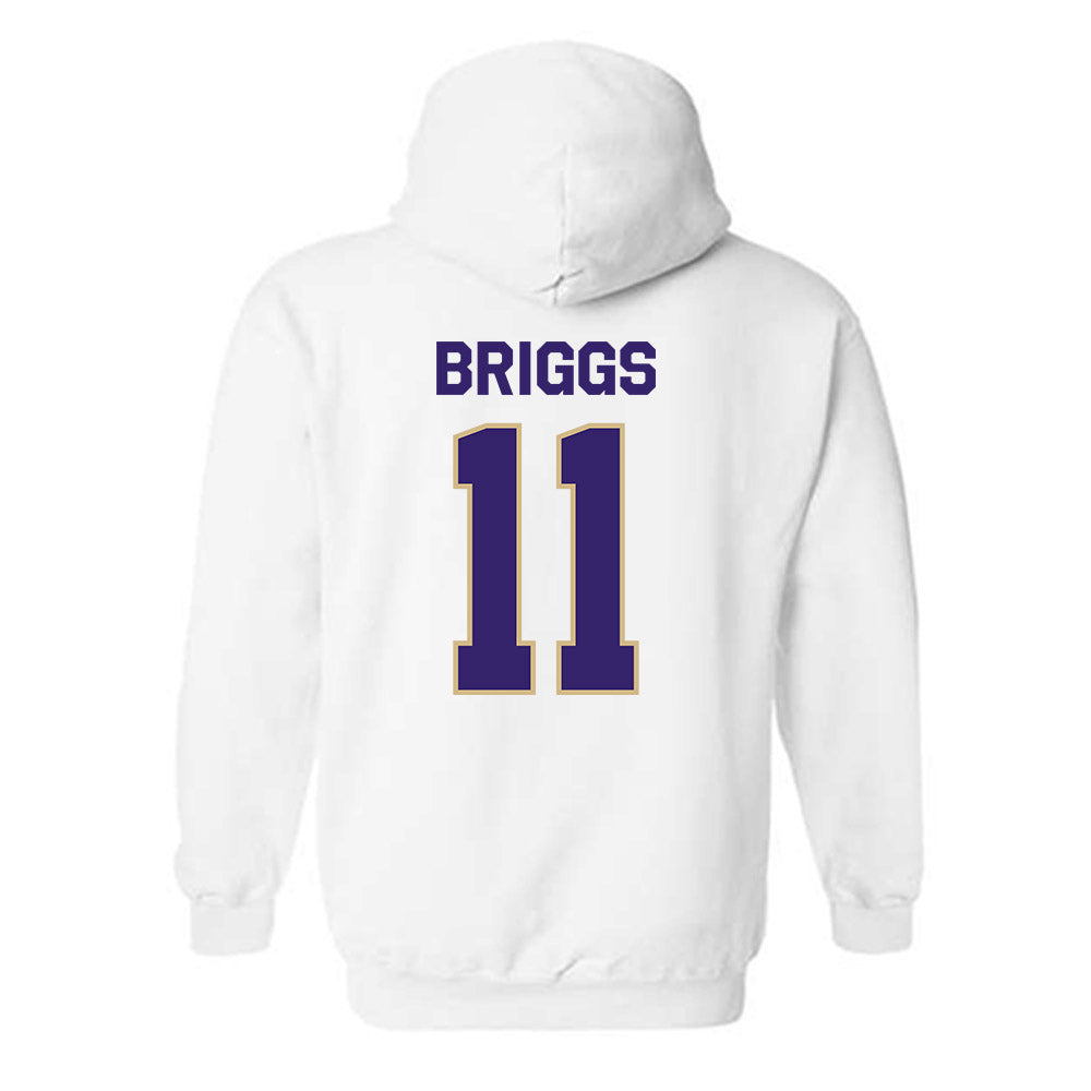 Washington - NCAA Women's Basketball : Chloe Briggs - Classic Shersey Hooded Sweatshirt-1