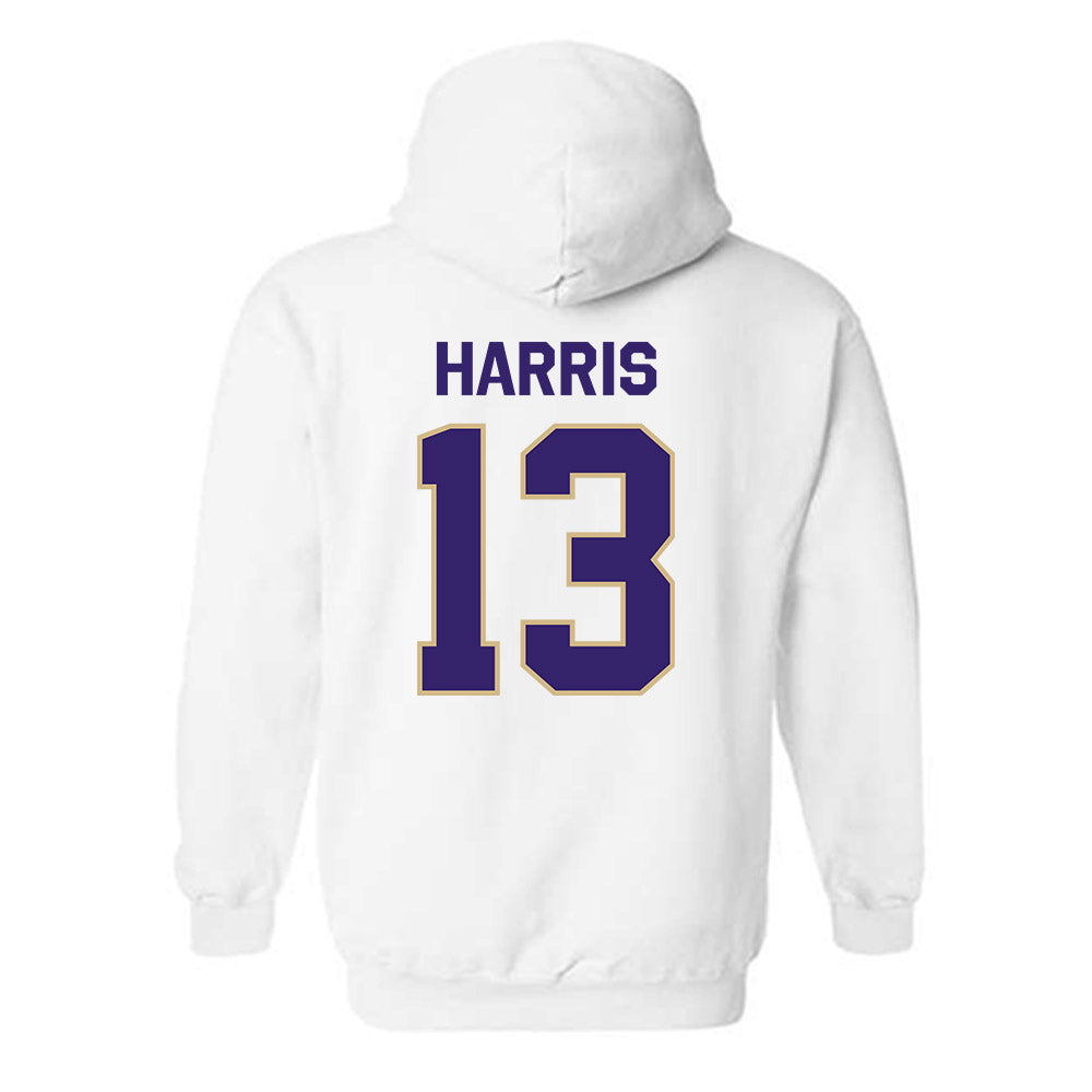 Washington - NCAA Football : Audric Harris - Classic Shersey Hooded Sweatshirt-1