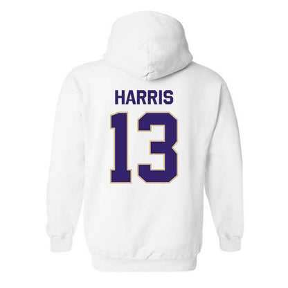 Washington - NCAA Football : Audric Harris - Classic Shersey Hooded Sweatshirt-1