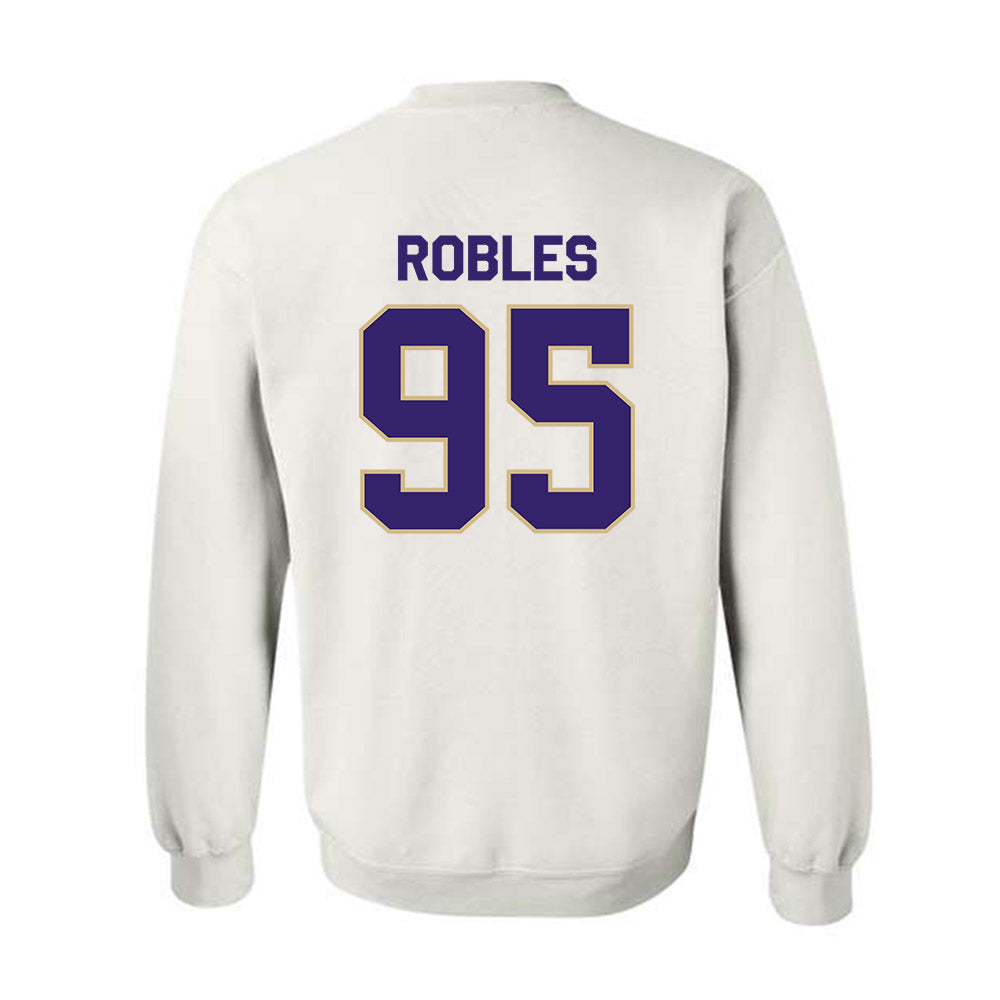 Washington - NCAA Football : Tyler Robles - Classic Shersey Crewneck Sweatshirt-1