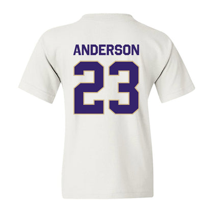 Washington - NCAA Women's Basketball : Olivia Anderson - Classic Shersey Youth T-Shirt-1