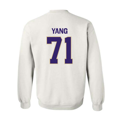 Washington - NCAA Football : Ah Deong Yang - Classic Shersey Crewneck Sweatshirt-1