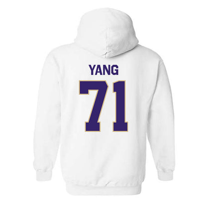Washington - NCAA Football : Ah Deong Yang - Classic Shersey Hooded Sweatshirt-1
