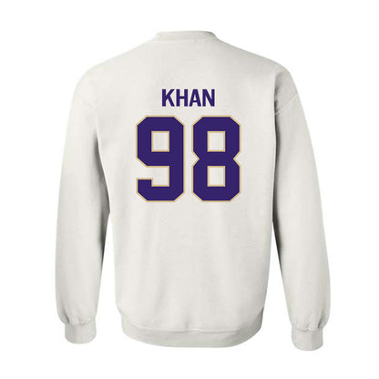 Washington - NCAA Football : Omar Khan - Classic Shersey Crewneck Sweatshirt-1