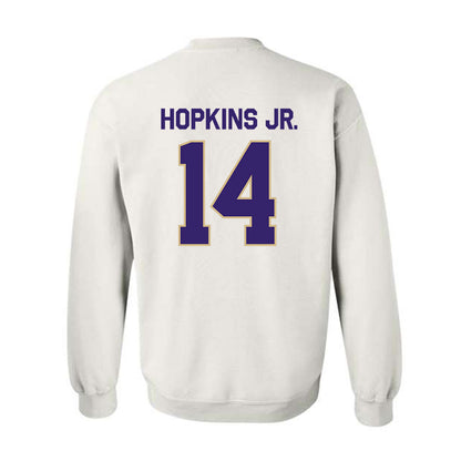 Washington - NCAA Football : Milton Hopkins Jr. - Classic Shersey Crewneck Sweatshirt-1