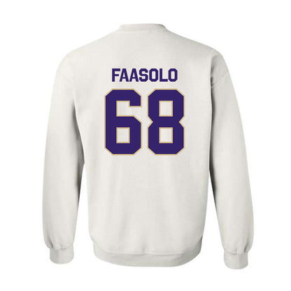 Washington - NCAA Football : Soane Faasolo - Classic Shersey Crewneck Sweatshirt-1