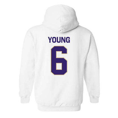 Washington - NCAA Baseball : Landon Young - Classic Shersey Hooded Sweatshirt-1