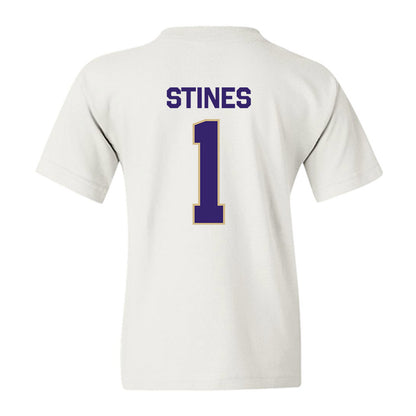 Washington - NCAA Women's Basketball : Hannah Stines - Classic Shersey Youth T-Shirt-1