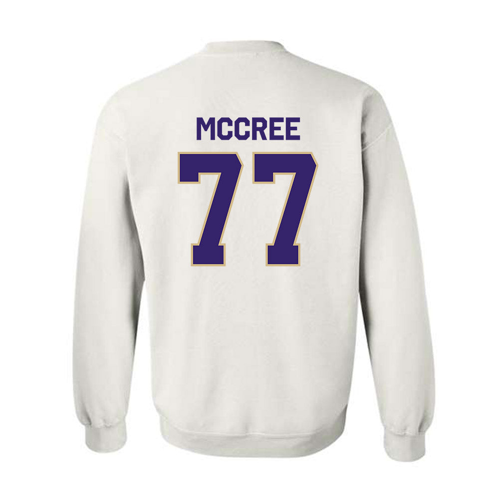 Washington - NCAA Football : Maximus McCree - Classic Shersey Crewneck Sweatshirt-1
