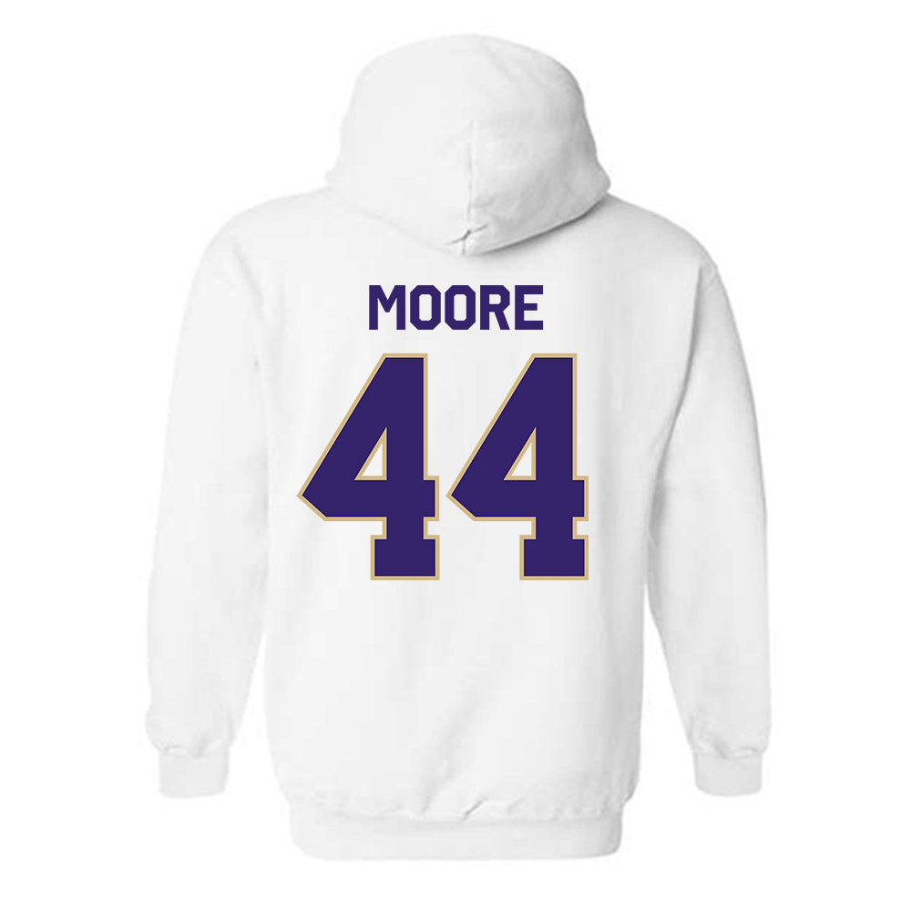 Washington - NCAA Football : Hayden Moore - Classic Shersey Hooded Sweatshirt-1
