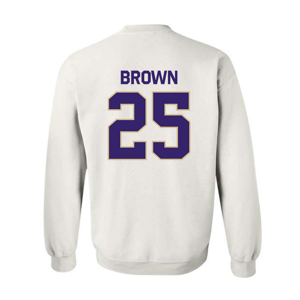 Washington - NCAA Beach Volleyball : MayaMay Brown - Classic Shersey Crewneck Sweatshirt-1