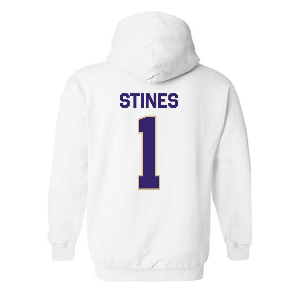 Washington - NCAA Women's Basketball : Hannah Stines - Classic Shersey Hooded Sweatshirt-1