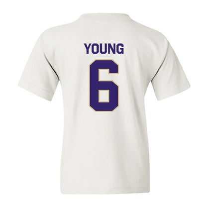 Washington - NCAA Baseball : Landon Young - Classic Shersey Youth T-Shirt-1