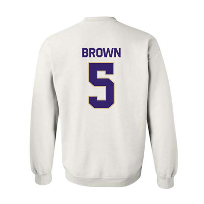 Washington - NCAA Women's Basketball : Teagan Brown - Classic Shersey Crewneck Sweatshirt-1