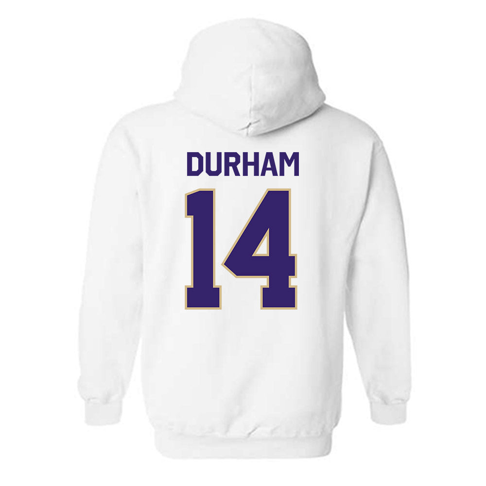 Washington - NCAA Women's Soccer : Elle Durham - Classic Shersey Hooded Sweatshirt-1