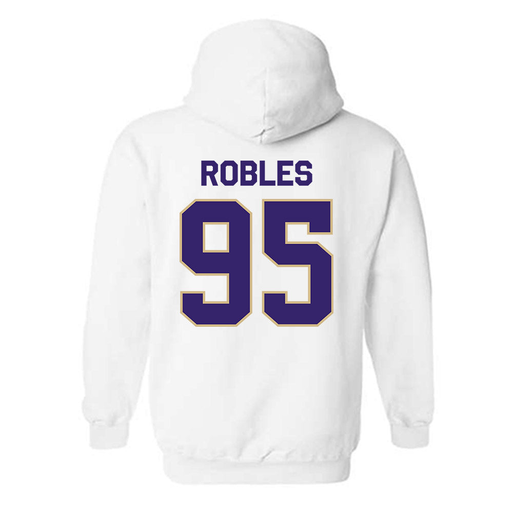 Washington - NCAA Football : Tyler Robles - Classic Shersey Hooded Sweatshirt-1