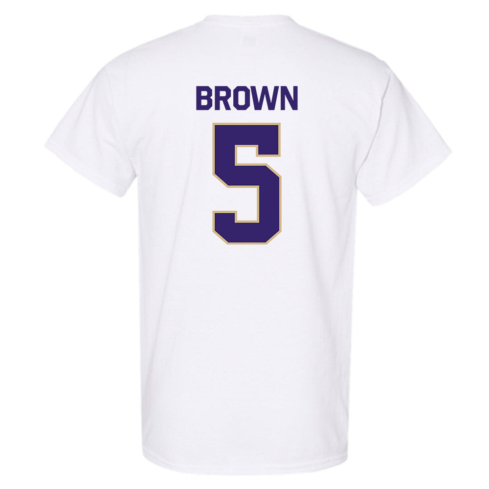 Washington - NCAA Women's Basketball : Teagan Brown - Classic Shersey T-Shirt-1
