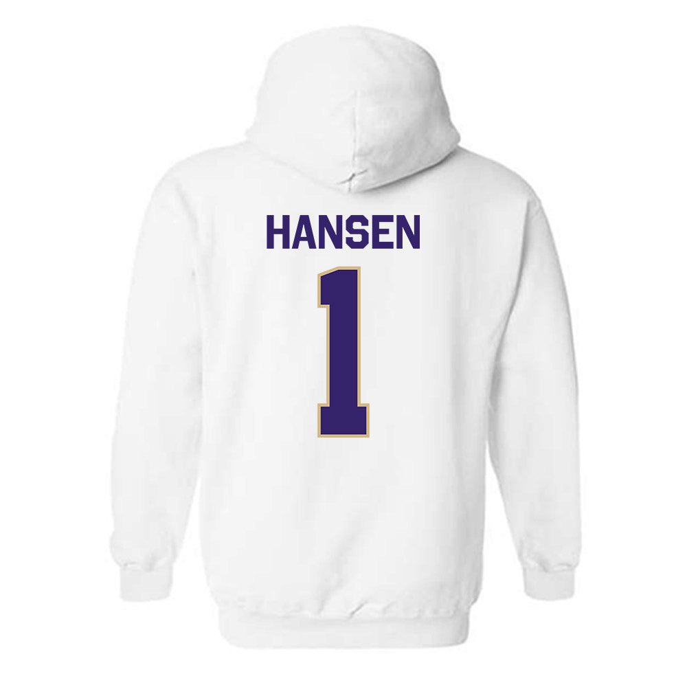 Washington - NCAA Softball : Stevie Hansen - Classic Shersey Hooded Sweatshirt-1