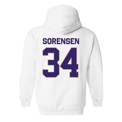 Washington - NCAA Baseball : Noah Sorensen - Classic Shersey Hooded Sweatshirt-1