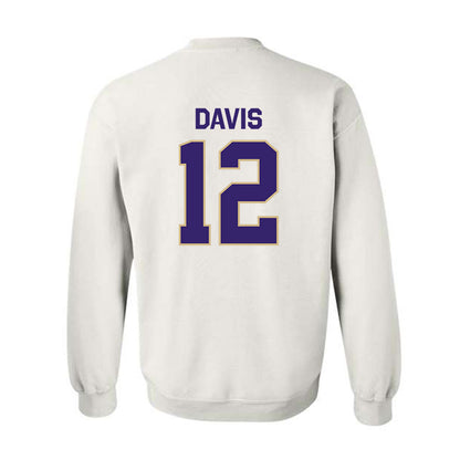 Washington - NCAA Football : Trez Davis - Classic Shersey Crewneck Sweatshirt-1