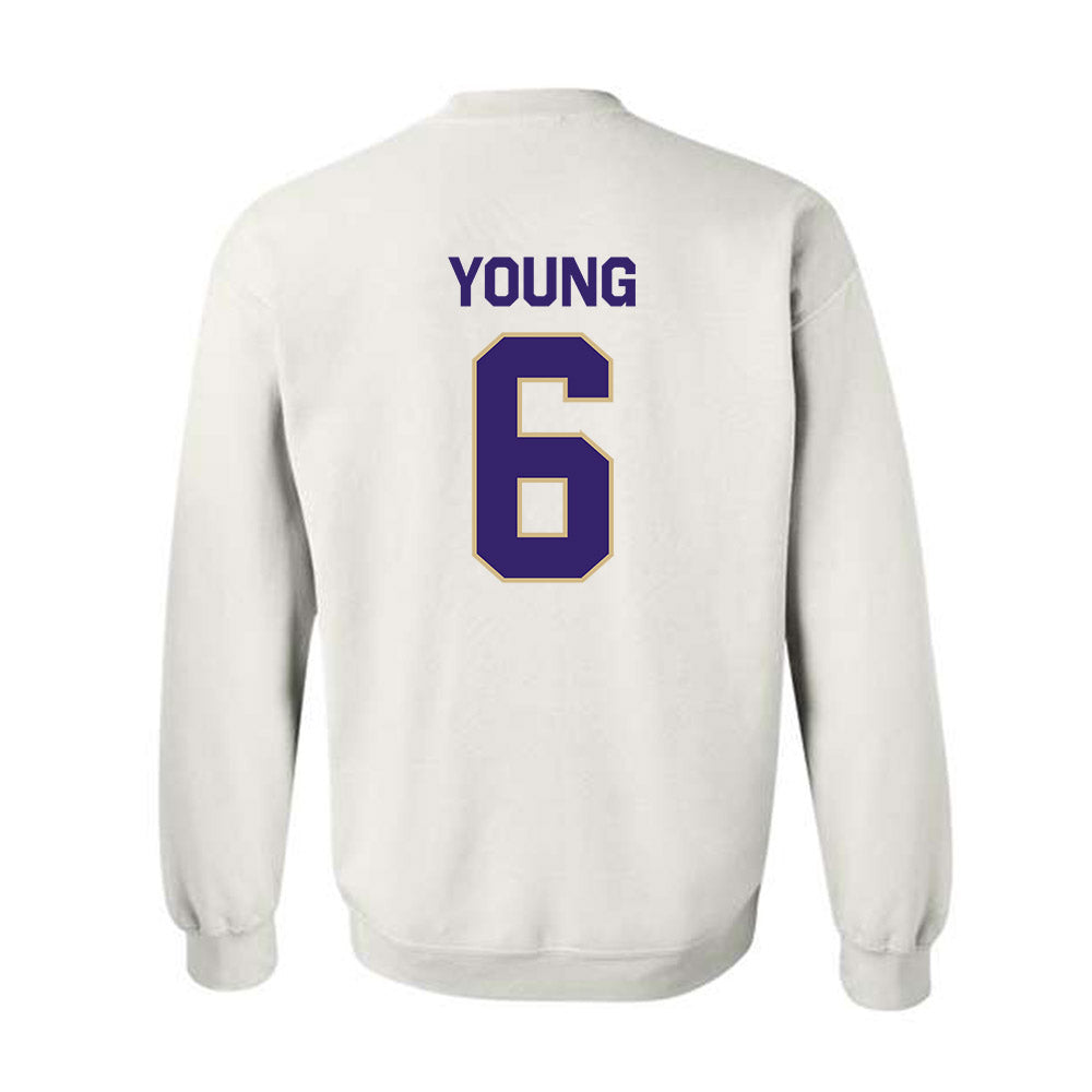 Washington - NCAA Baseball : Landon Young - Classic Shersey Crewneck Sweatshirt-1