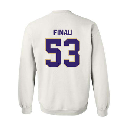 Washington - NCAA Football : Paki Finau - Classic Shersey Crewneck Sweatshirt-1