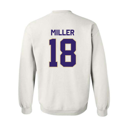 Washington - NCAA Football : Bodpegn Miller - Classic Shersey Crewneck Sweatshirt-1