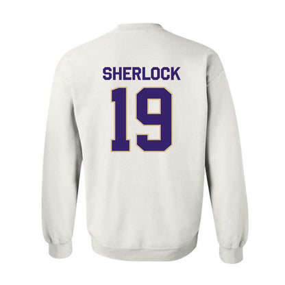Washington - NCAA Men's Soccer : Mikey Sherlock - Classic Shersey Crewneck Sweatshirt-1
