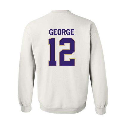 Washington - NCAA Football : Logan George - Classic Shersey Crewneck Sweatshirt-1