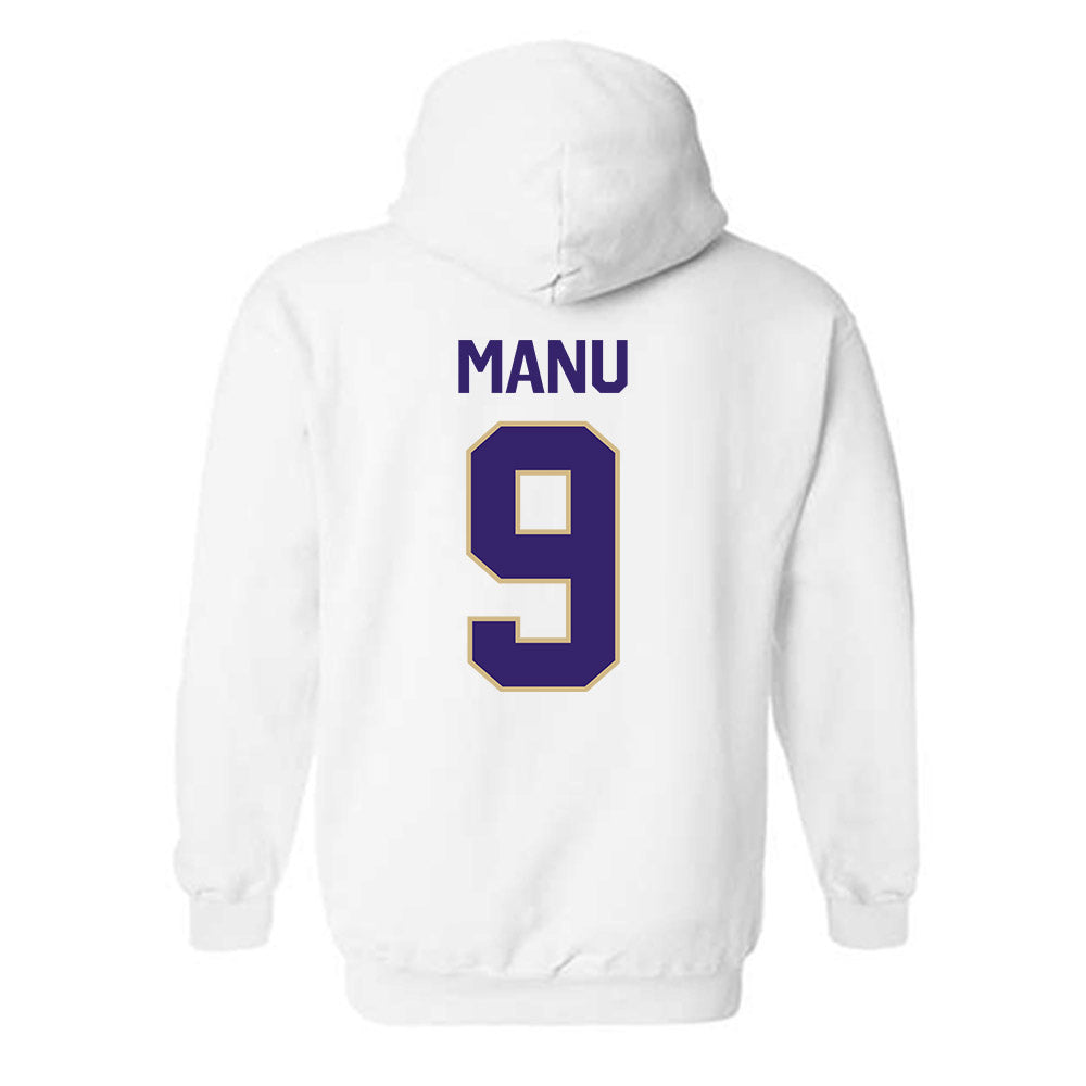 Washington - NCAA Football : Jacob Manu - Classic Shersey Hooded Sweatshirt-1