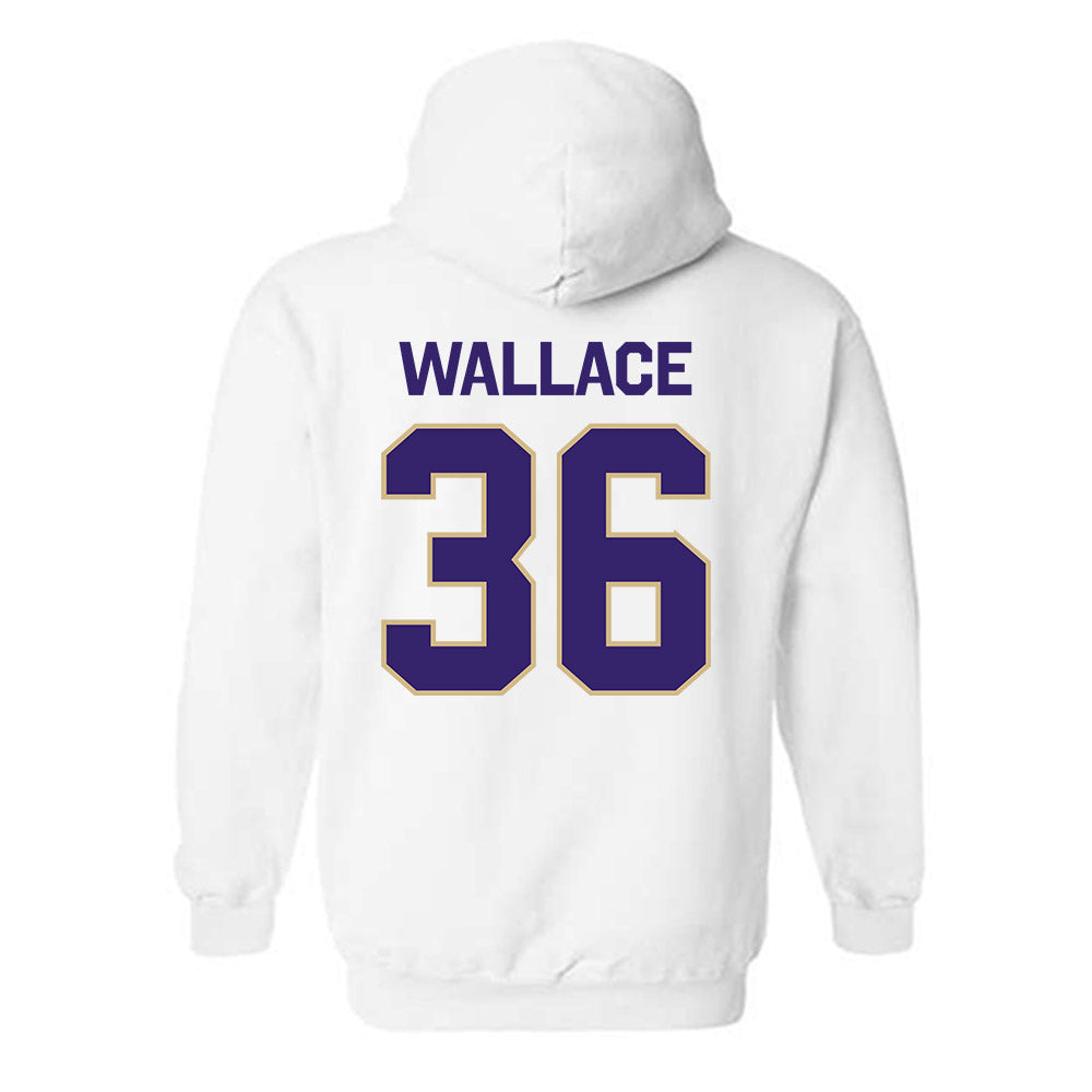 Washington - NCAA Football : CJ Wallace - Classic Shersey Hooded Sweatshirt-1