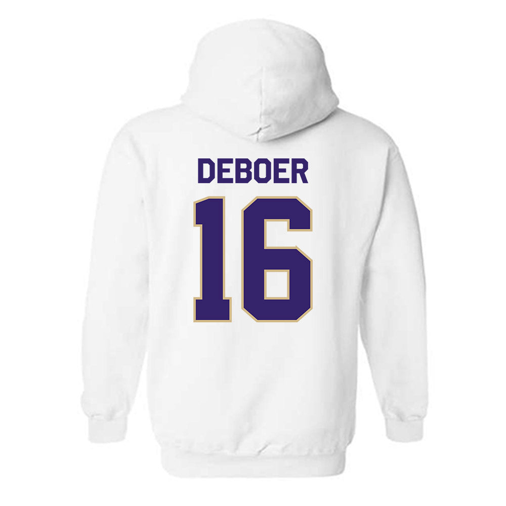 Washington - NCAA Softball : Alexis DeBoer - Classic Shersey Hooded Sweatshirt-1