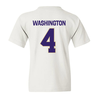 Washington - NCAA Football : Jordan Washington - Classic Shersey Youth T-Shirt-1